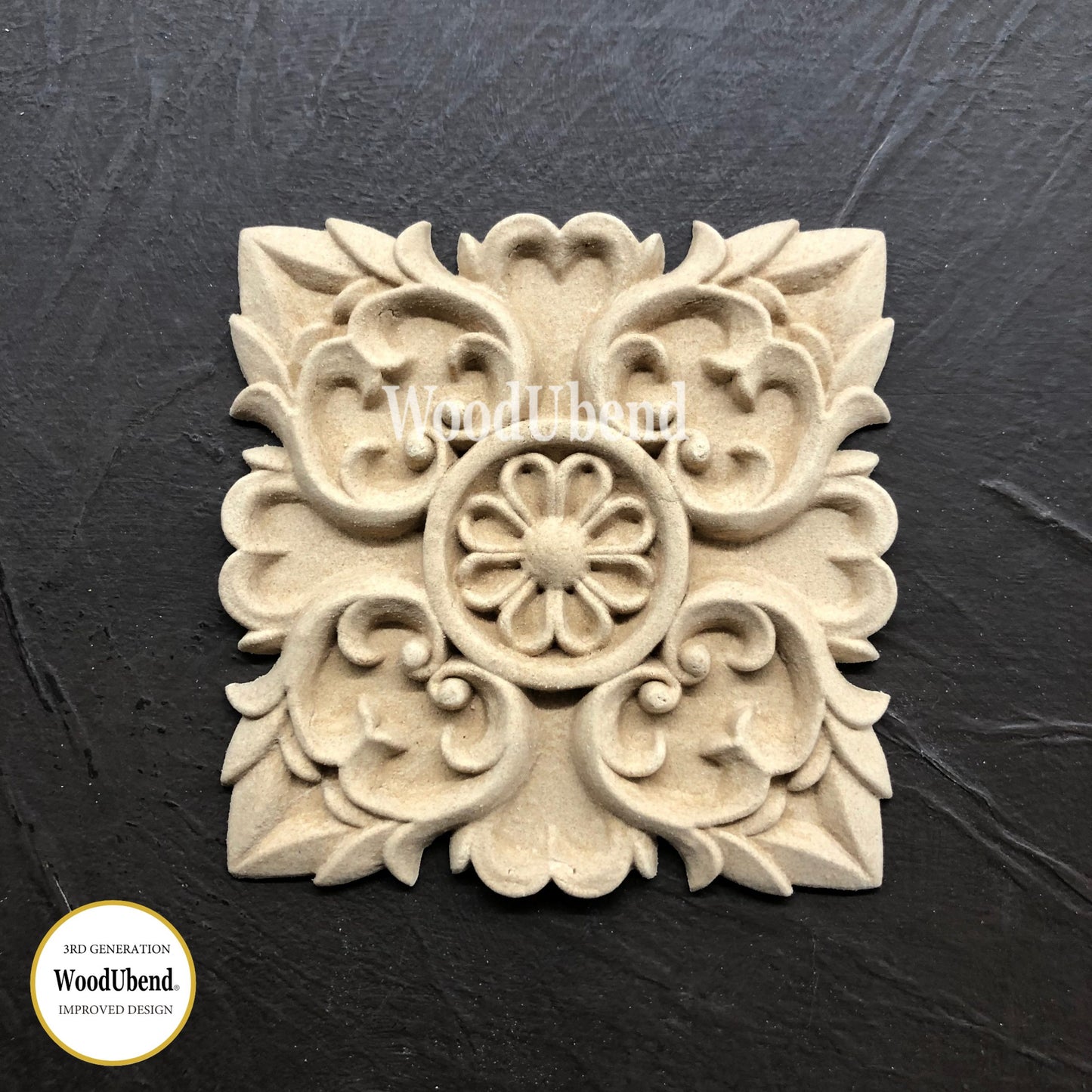 Wood U Bend Centerpiece Pack of Two | WUB1055 | 3.743″ x 3.743″ - WooduBend