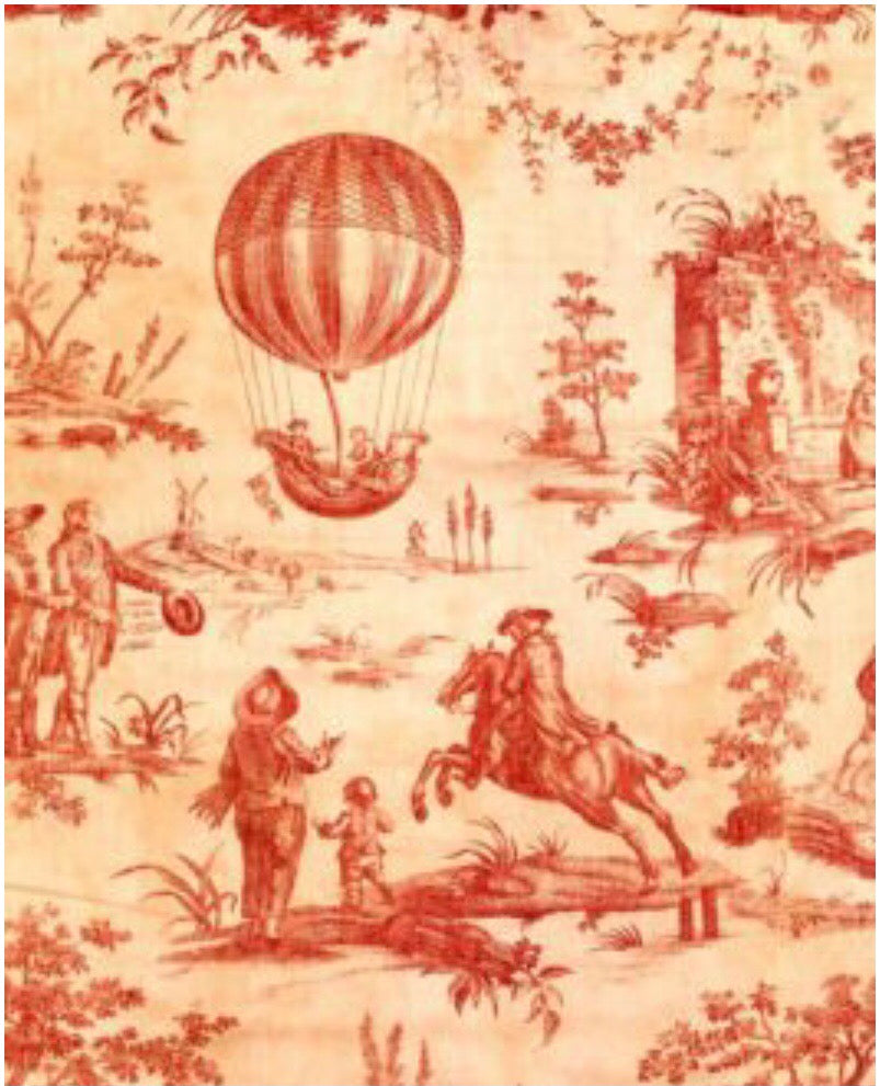 Red Toile - Roycycled Decoupage image 0
