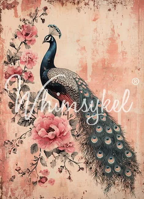 Peacock - Whimsykel Paper image 0