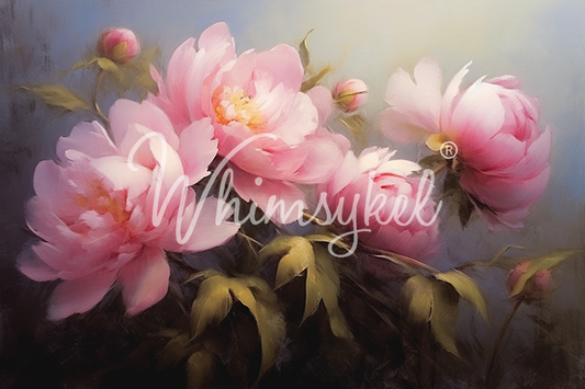 Romantic Peonies - Whimsykel Paper image 0