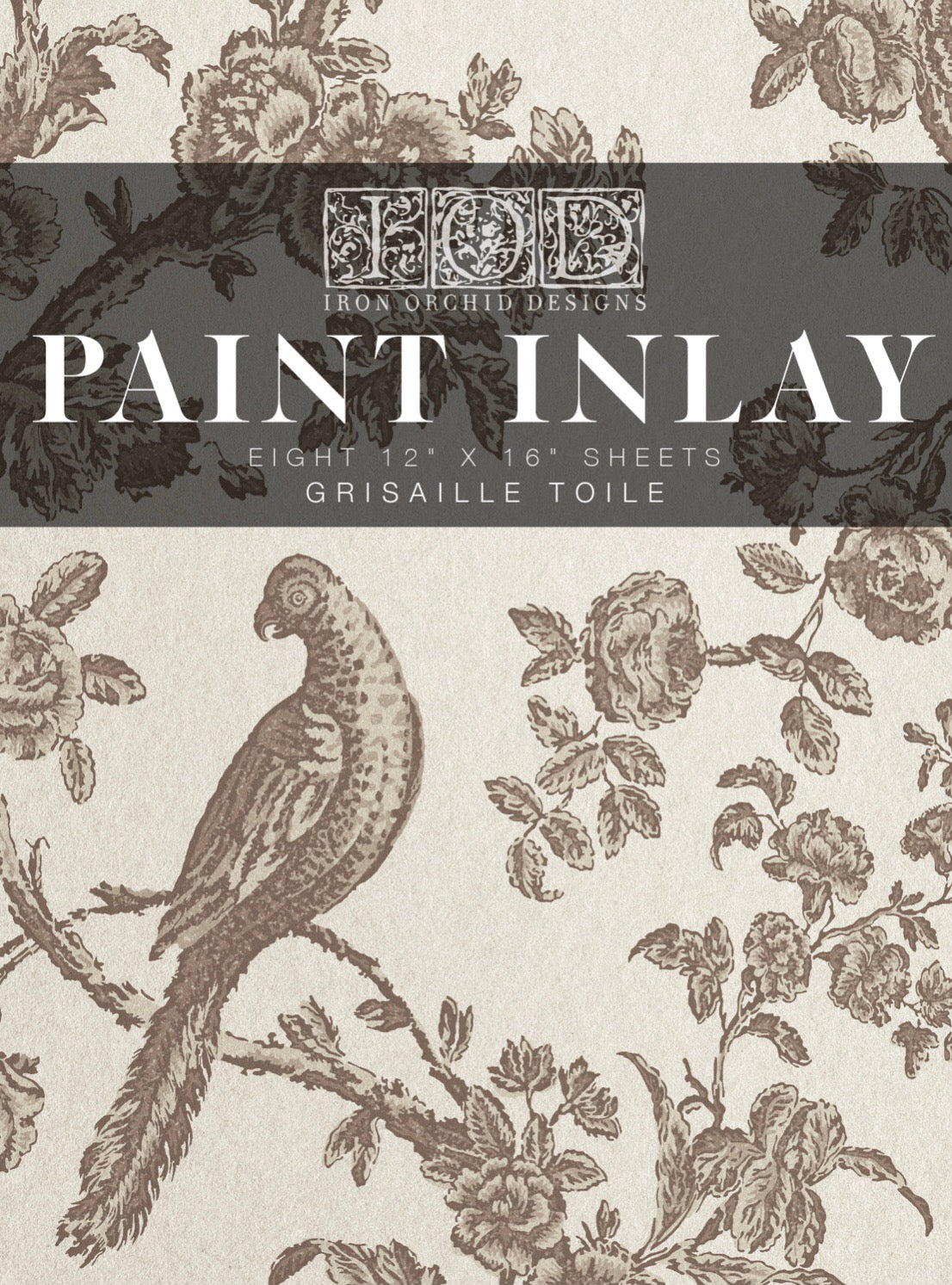Grisaille Toile IOD Paint Inlay image 0