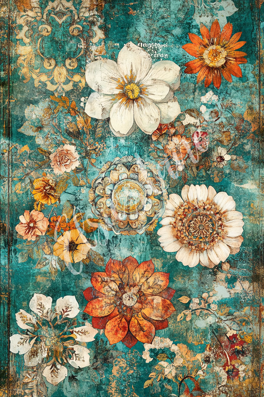 Boho Drama - Elsie Lane Decoupage Paper image 0