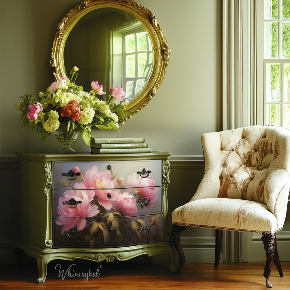 Romantic Peonies - Whimsykel Paper image 1