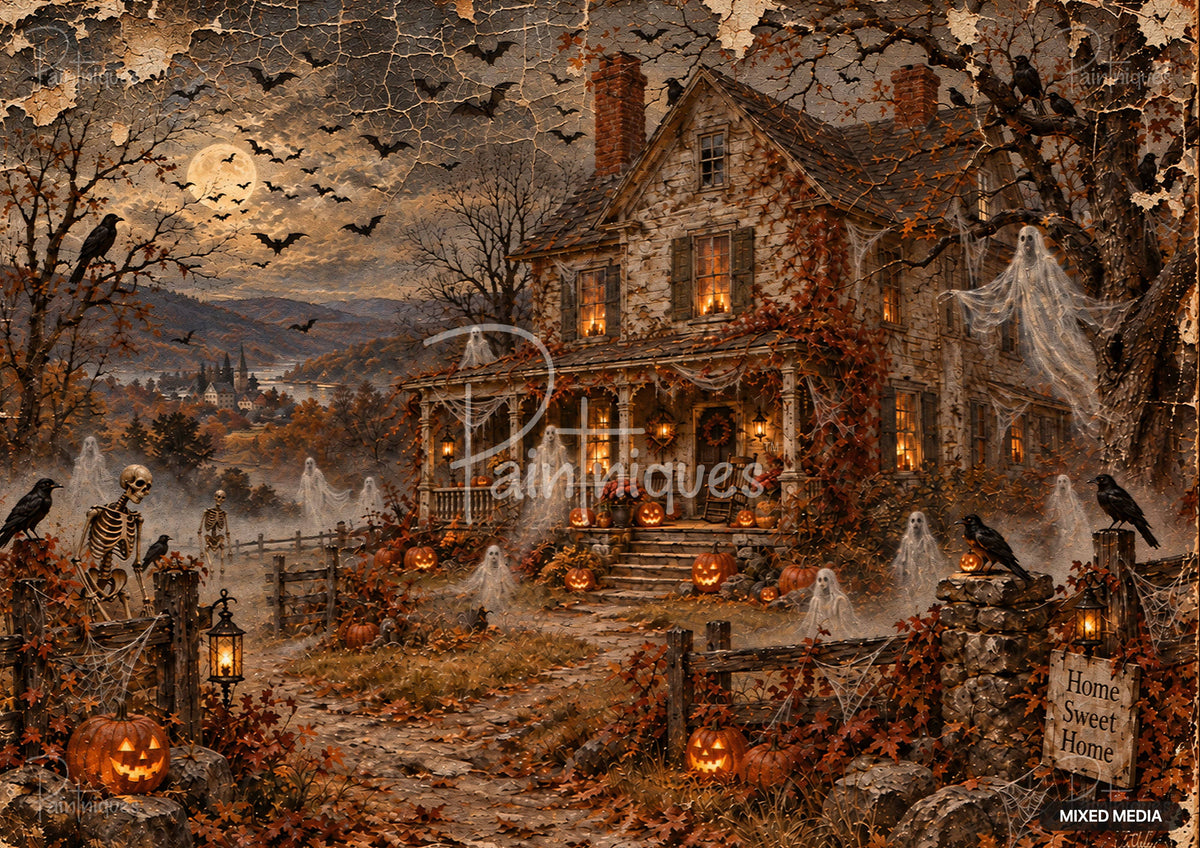 Home Sweet Home Decoupage Paper - Paintniques