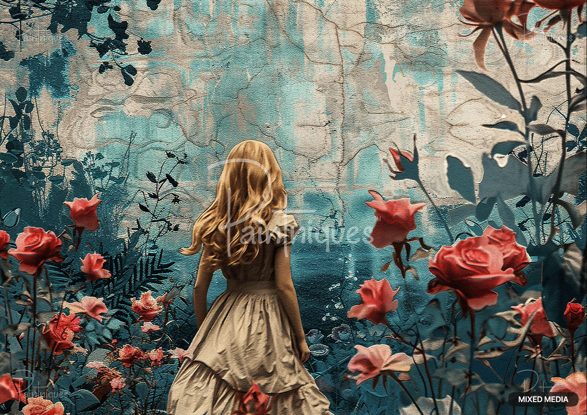Little Alice Decoupage Paper - Paintniques