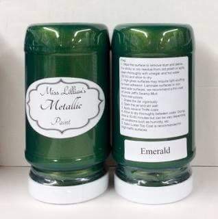 Miss Lillians Chock Paint Chock Paint 8 oz Sample Miss Lillian's Metallic-Emerald
