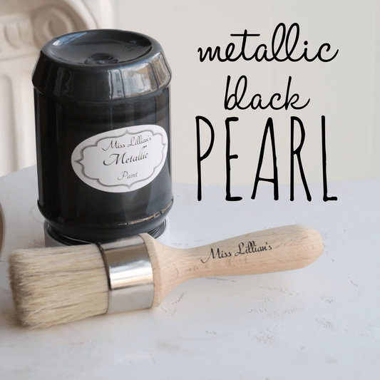 Miss Lillians Chock Paint Chock Paint Miss Lillian's Metallic Paint-Black Pearl