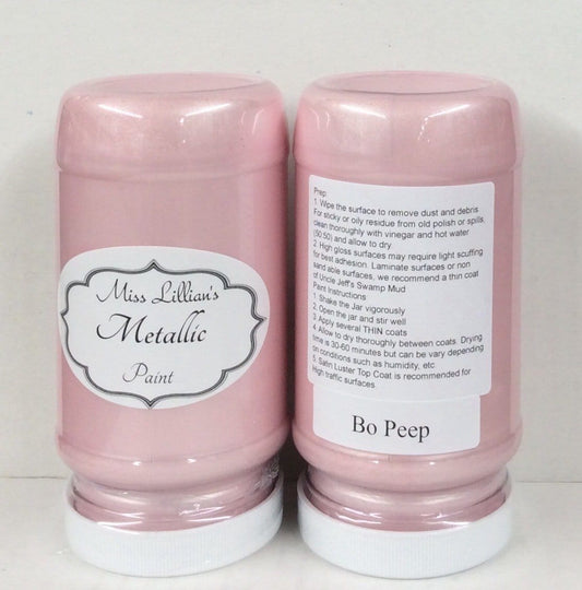 Miss Lillians Chock Paint Metallic Paints 8 oz Sample Miss Lillian's Metallic Paint - Bo Peep