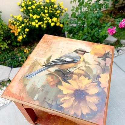 October Bluebird | 18 lb Decoupage Tissue Paper | 2 Sizes