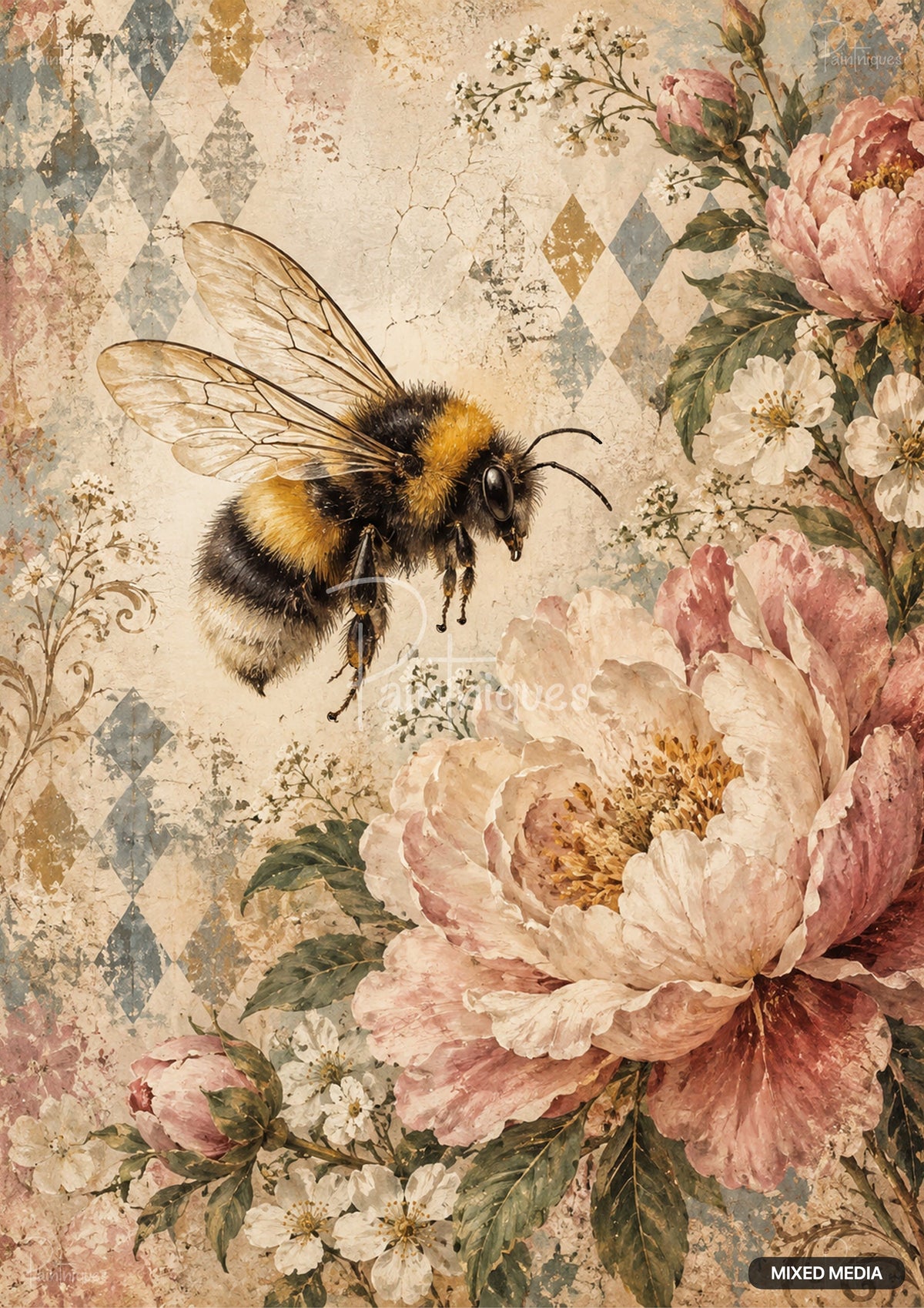 Oh, Honey Decoupage Paper - Paintniques
