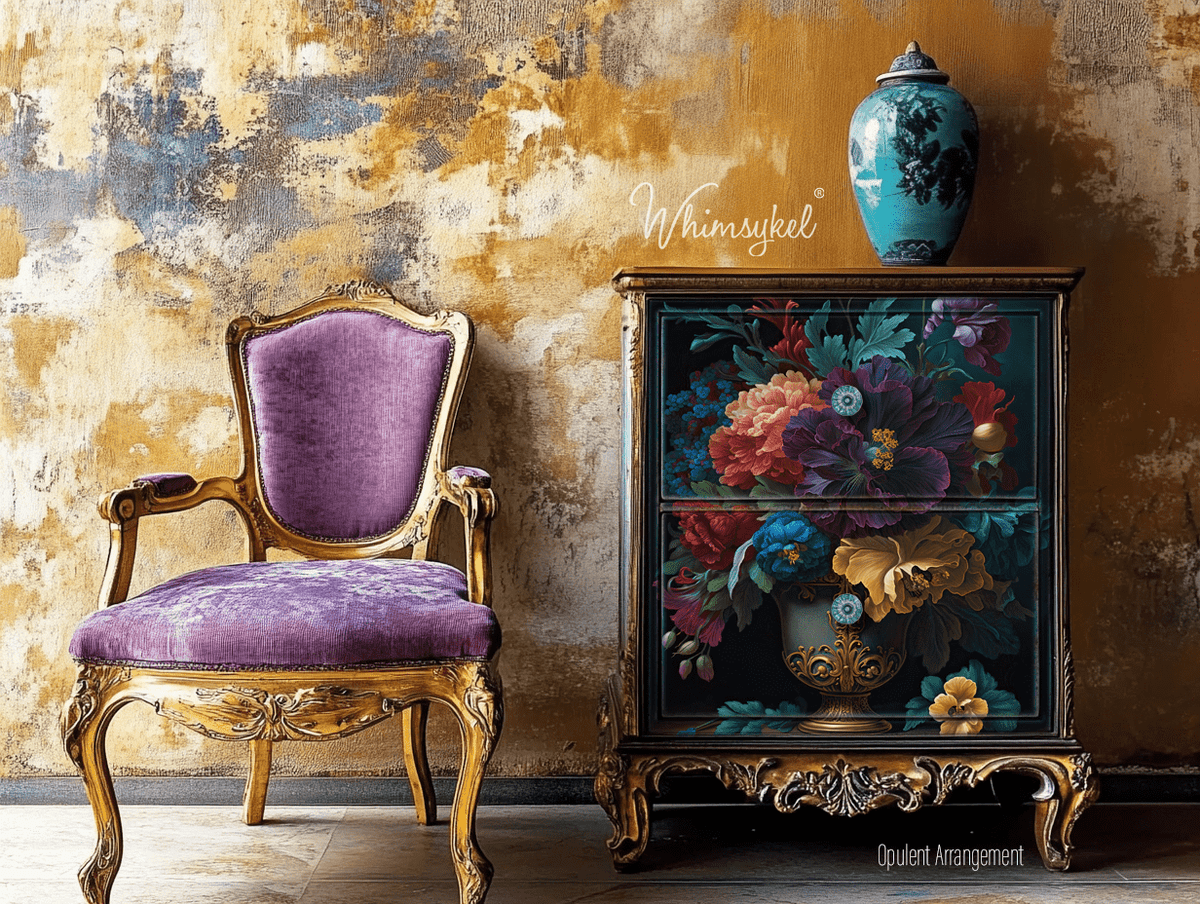 Opulent Arrangement |18lb Decoupage Tissue Paper | 2 Sizes