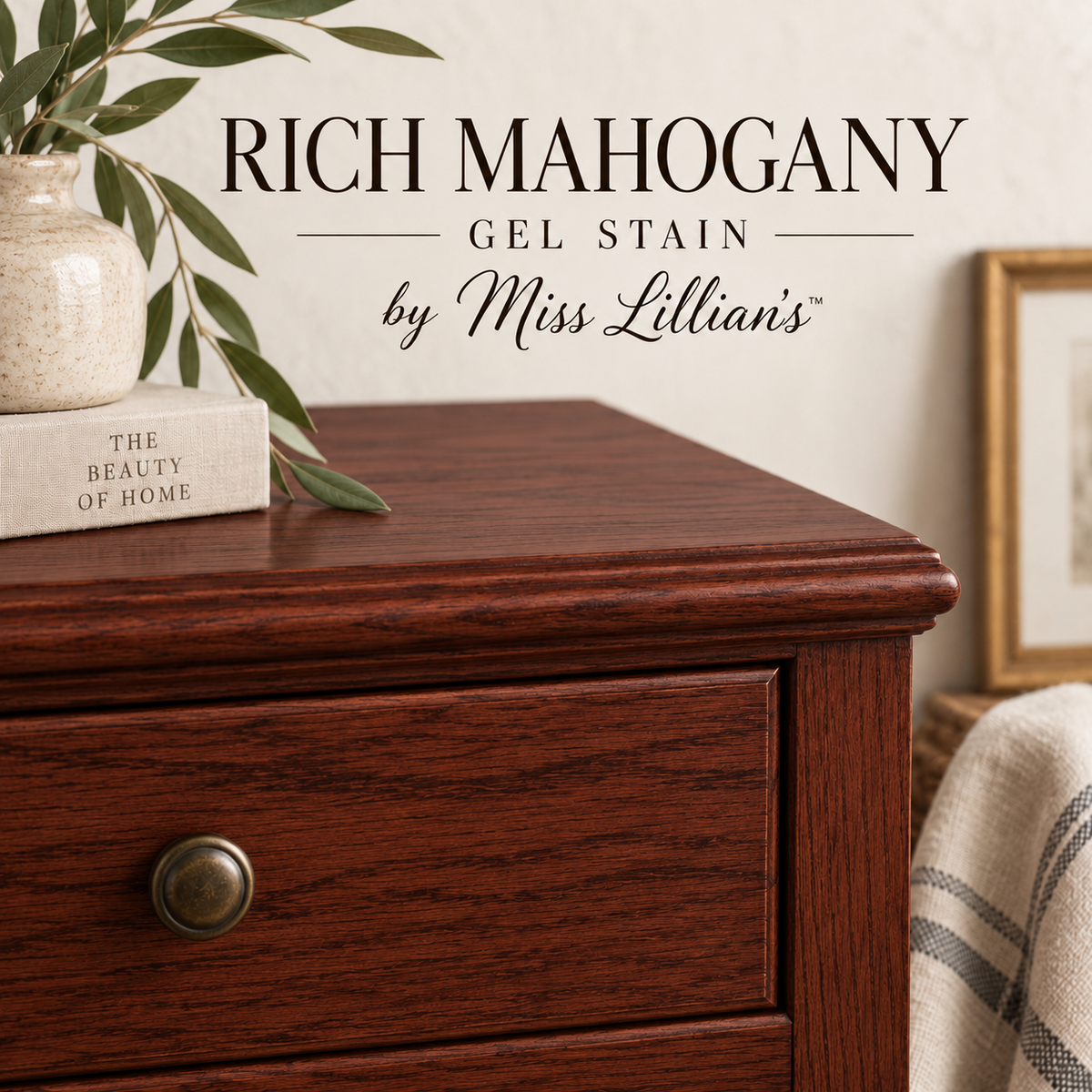 Miss Lillian's Gel Stain - Rich Mahogany