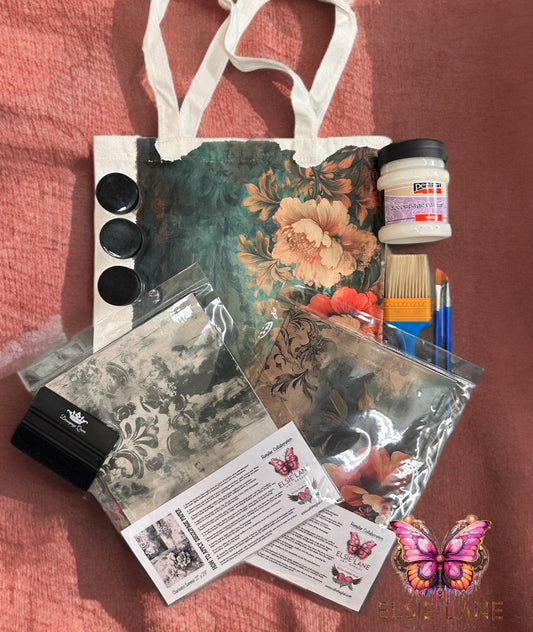 Decoupage on Canvas - Class in a Box