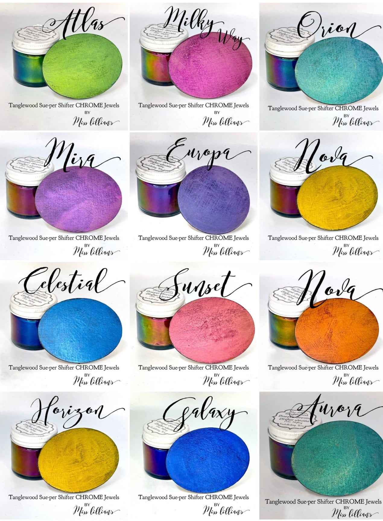 Tanglewood SuePer Shifters Craft Paint, Ink & Glaze Atlas-Tanglewood Sue-per CHROME Shifter Metallic Wax
