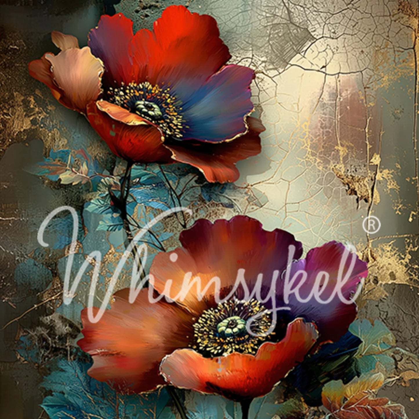 Moody Petals - Whimsykel Paper