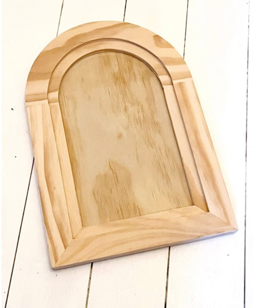 IOD ARCHED WOOD GALLERY BLANK 11X16 image 0