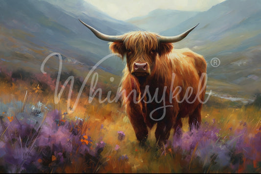 Flora Highland - Whimsykel Paper image 0