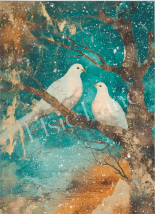 Lovey Dovey - Elsie Lane Decoupage Paper