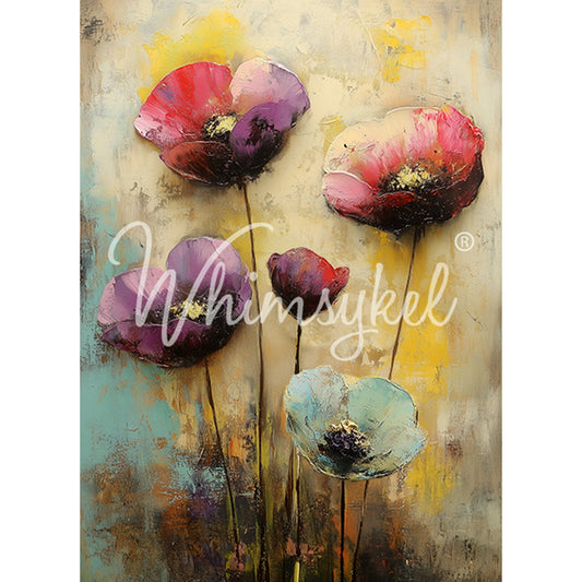 Painted Poppies - Whimsykel Paper image 0