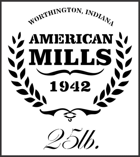 American Mills - JRV Stencil image 0