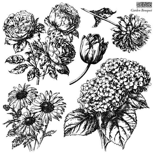 Garden Bouquet IOD Stamps image 0