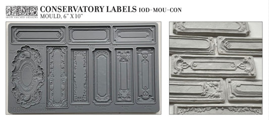 Conservatory Labels IOD Moulds  image 0