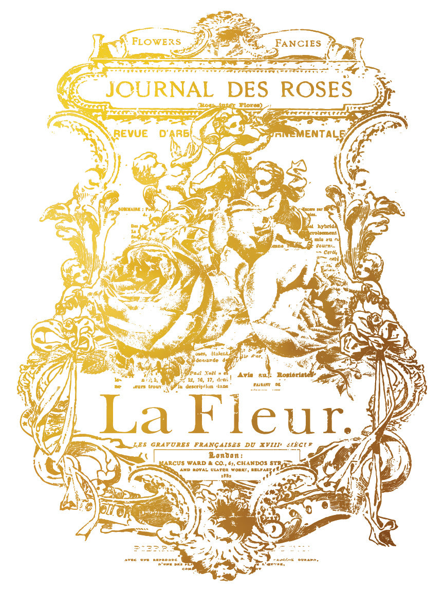 Curated Signage - Gold Foil Guilded IOD Decor Transfer