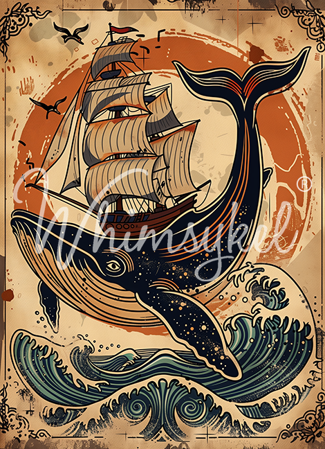Whale of a Tale - Whimsykel Paper image 0