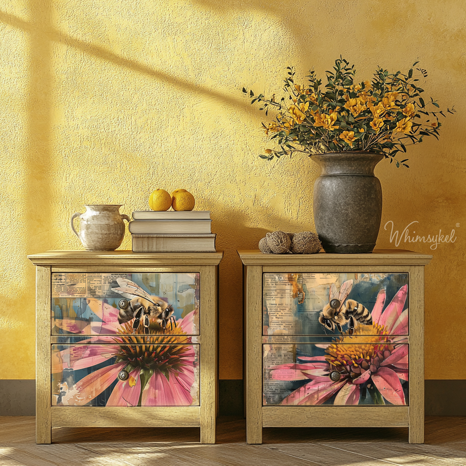 Honey Bee Duo - Whimsykel Paper image 1