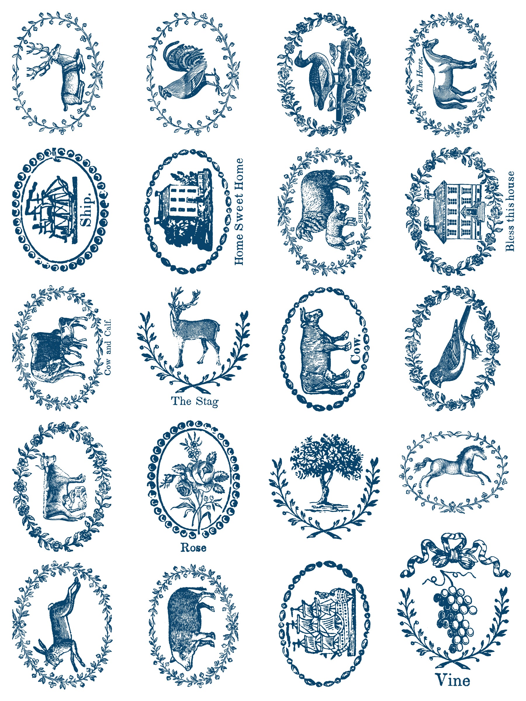 Delft Traditions Azure 8 Page IOD Paint Inlay  (Limited) image 6