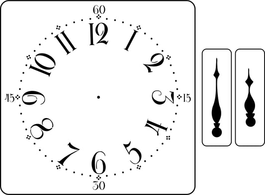 Mora Clock - JRV Stencil  image 0