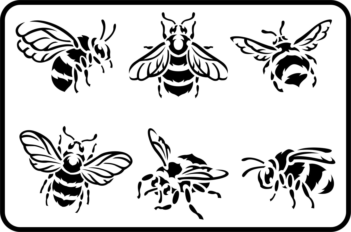 Bees - JRV Stencil  image 0