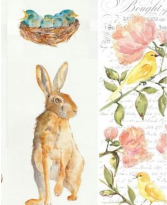 Spring Block - Roycycled Decoupage image 0