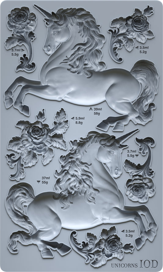 Unicorns - IOD Mould image 0