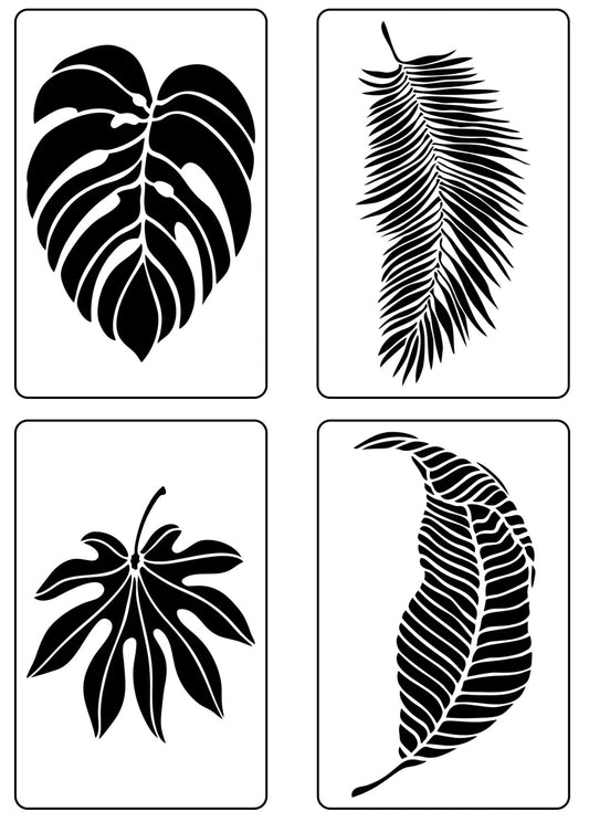 Tropical Leaves - JRV Stencil by Debi’s Design Diary image 0