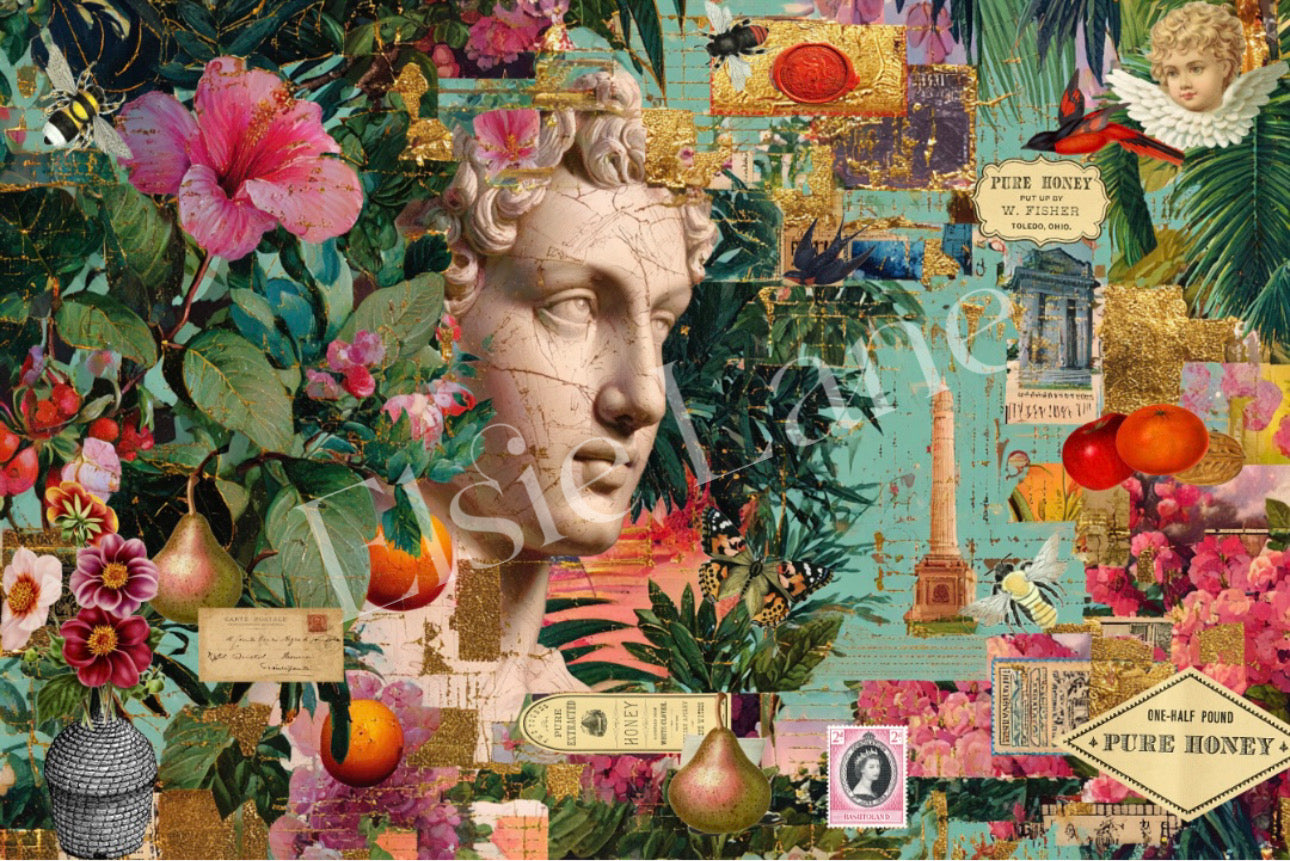 Pardon My Garden - Elsie Lane Decoupage Paper