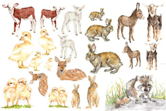 Baby Animals - Roycycled Decoupage image 0