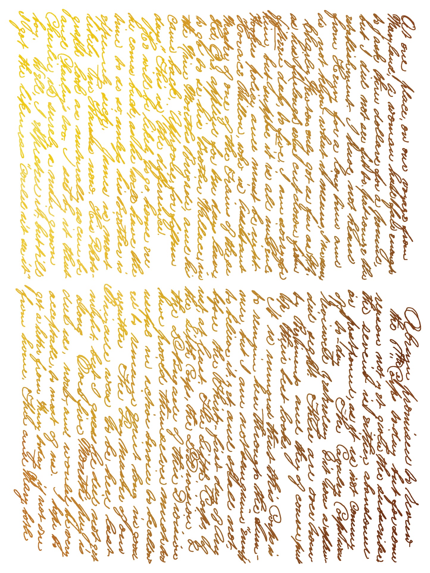 Emporium - Gold Foil Gilded IOD Decor Transfer  image 4