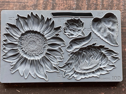 Sunflower IOD Moulds