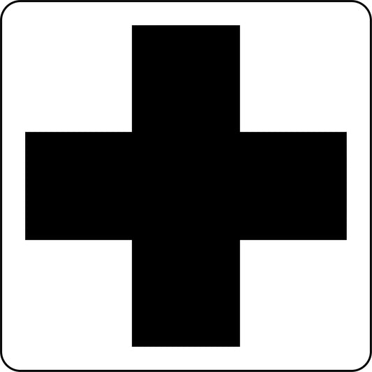 Cross Symbol - JRV Stencil  image 0