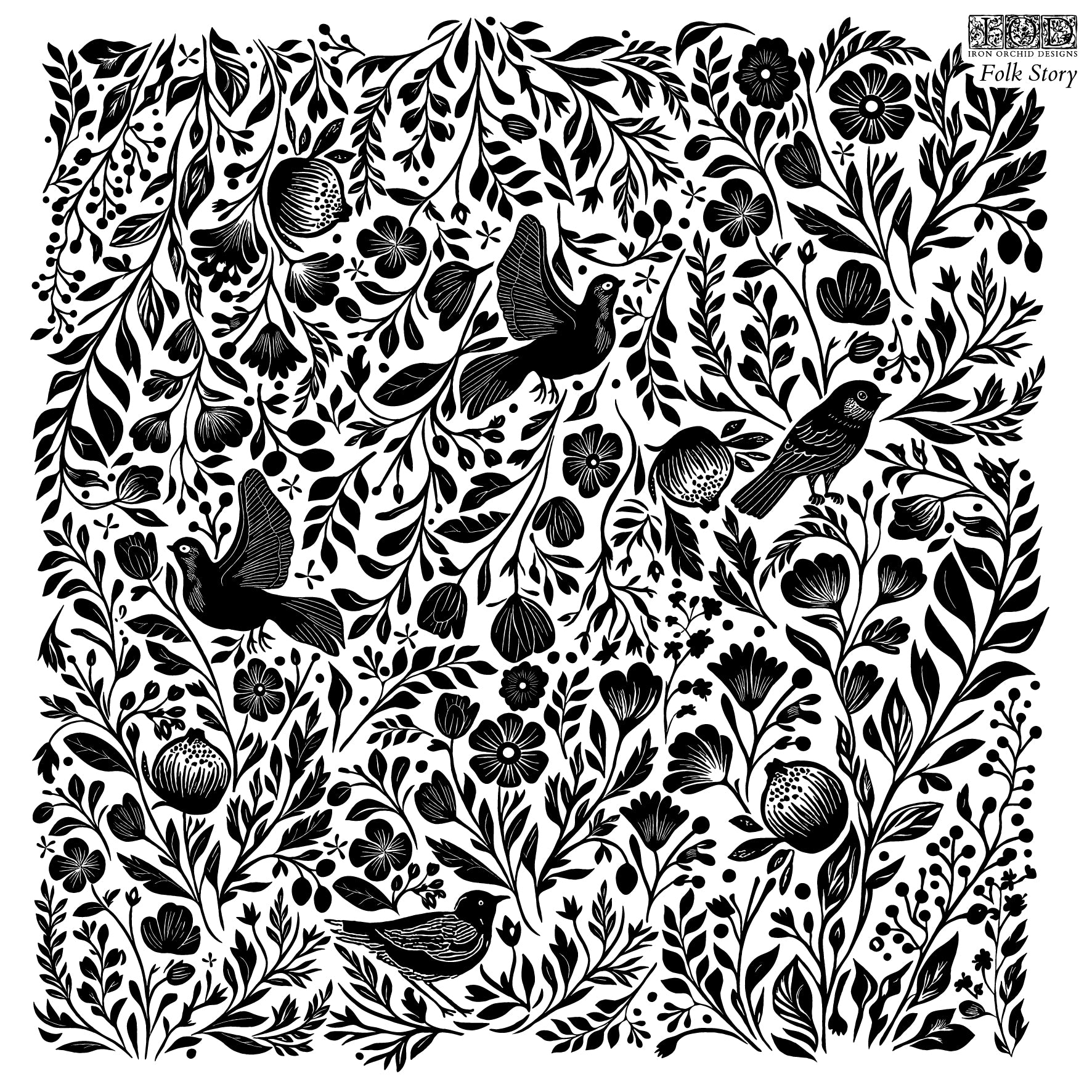 Folk Story - IOD Stamp image 0