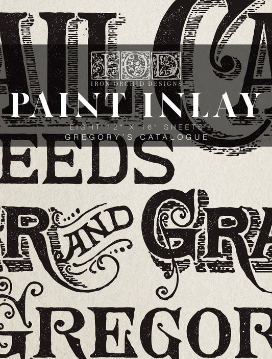 Gregory’s Catalogue IOD Paint Inlay image 0