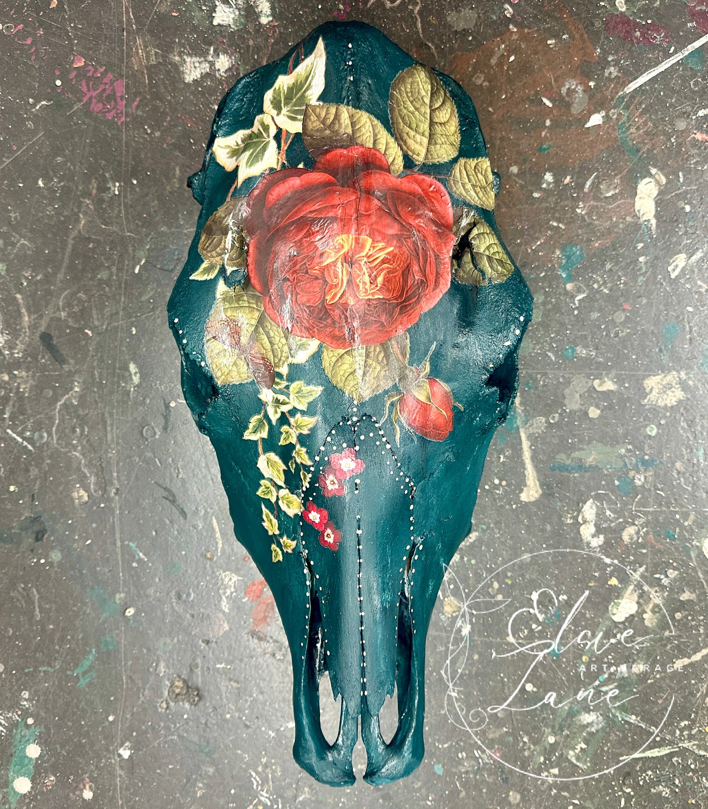 Collage De Fleurs IOD Decor Transfer  image 2