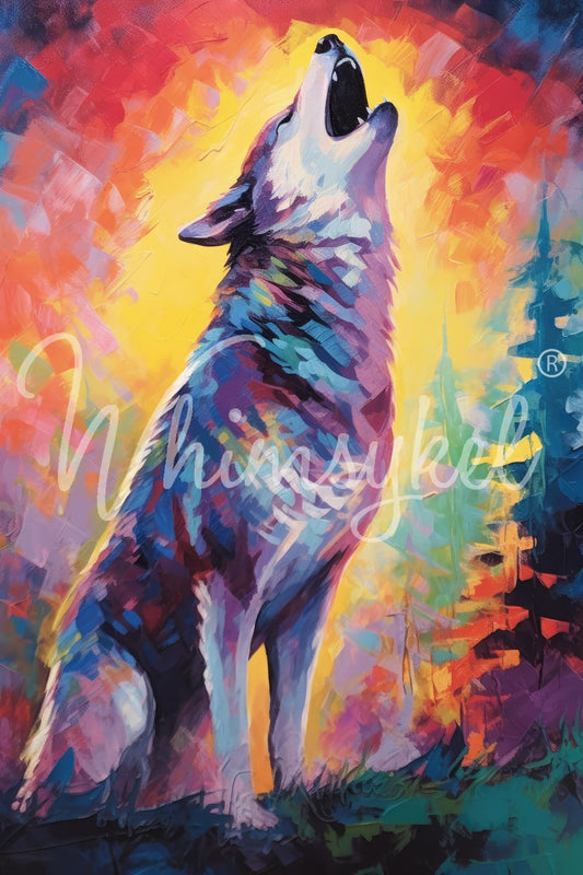 Twilight Howl - Whimsykel Paper image 0