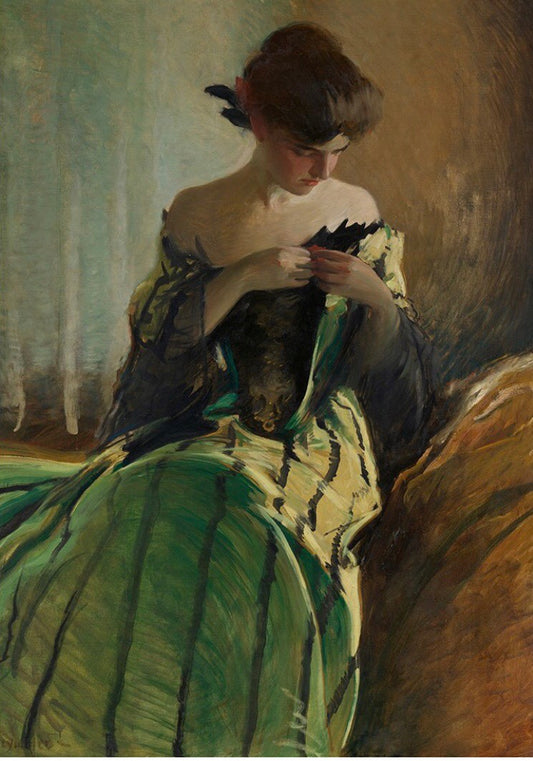 Study in Black and Green - Mint by Michelle Decoupage image 0