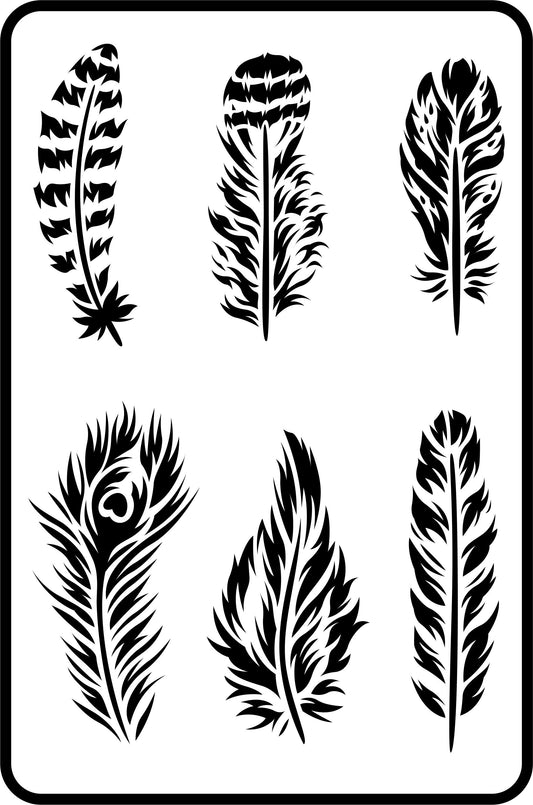 Feathers - JRV Stencil image 0