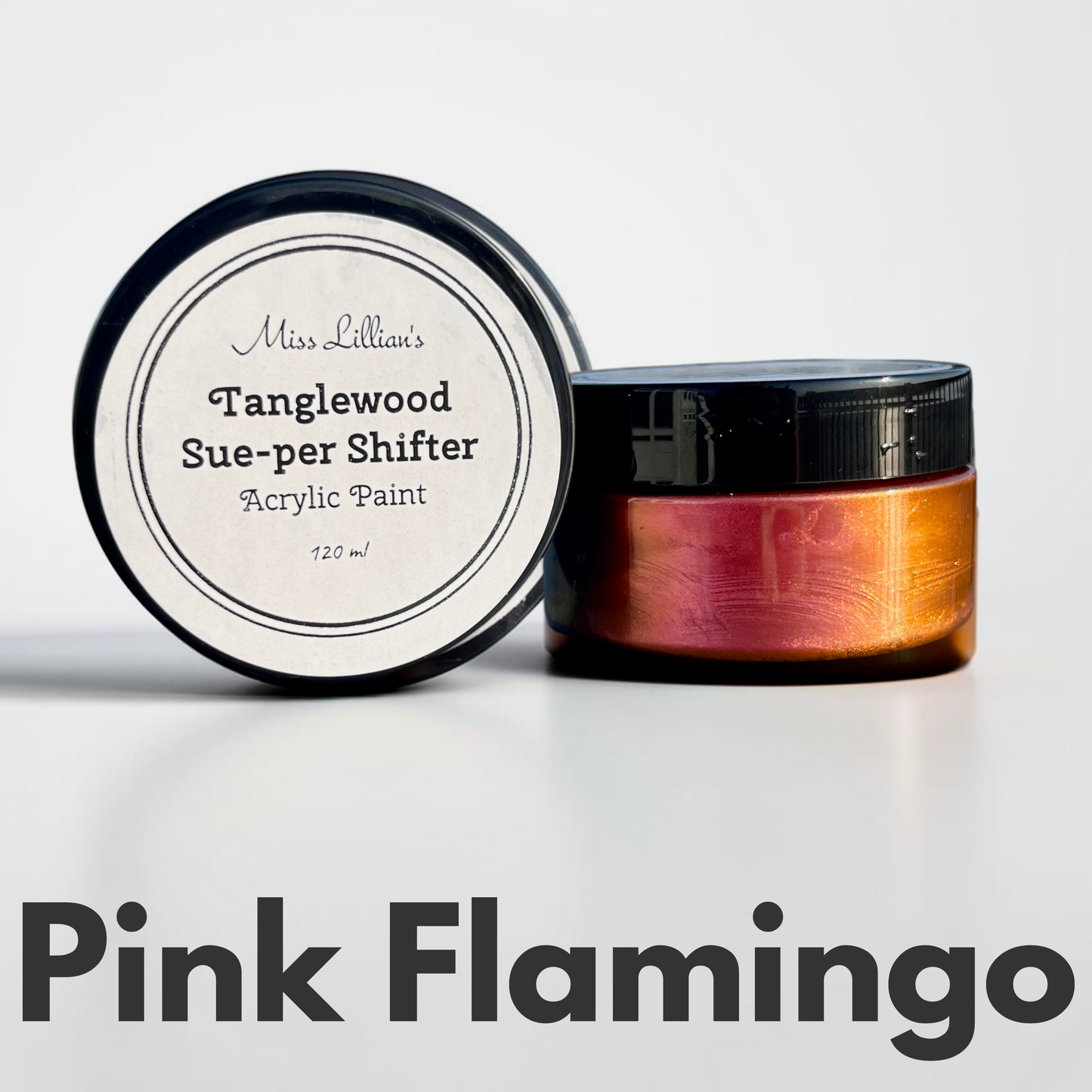 Pink Flamingo Color Shifting Paint – Hot Pink, Coral & Gold | Tanglewood Sue-per Shifter