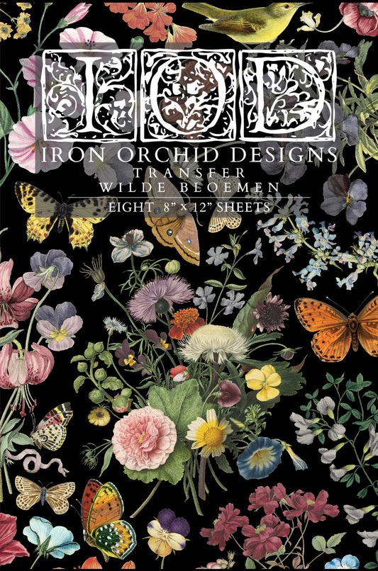Wilde Bloemen - IOD Decor Transfer image 0