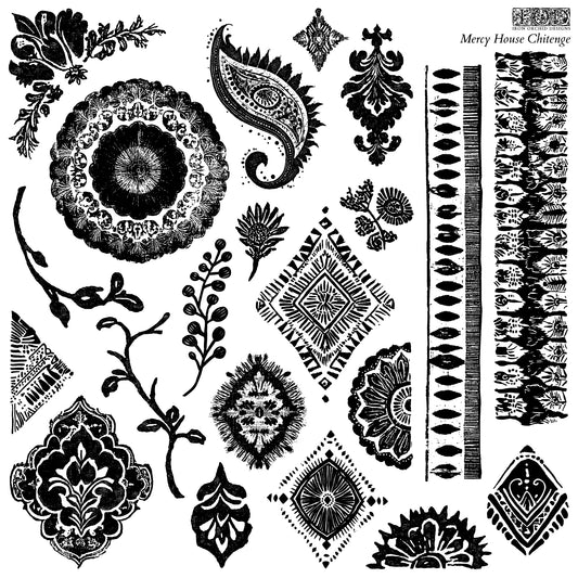 Mercy House Chitenge - IOD Stamp image 0