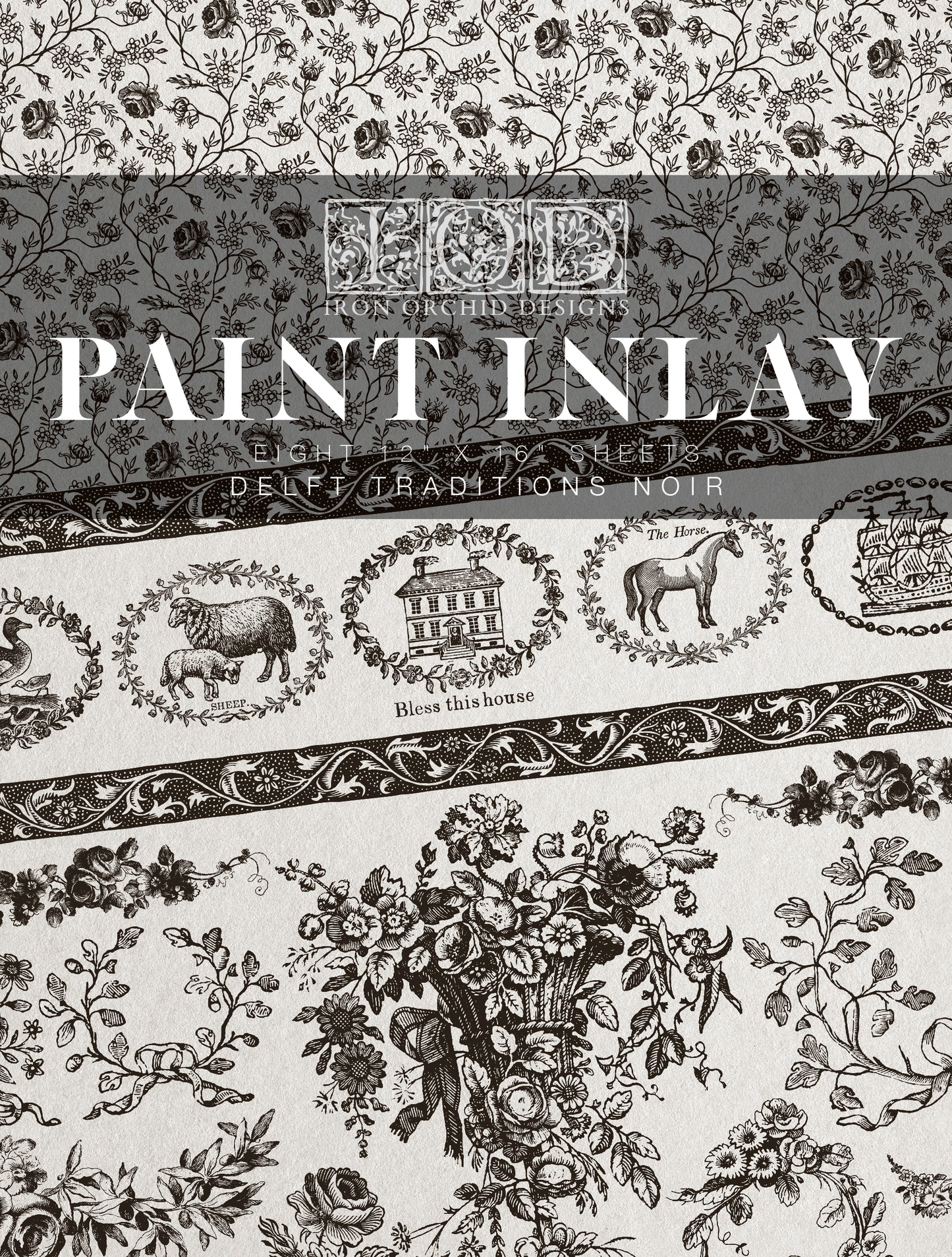 Delft Traditions Nior 8 Page IOD Paint Inlay  (Limited) image 0